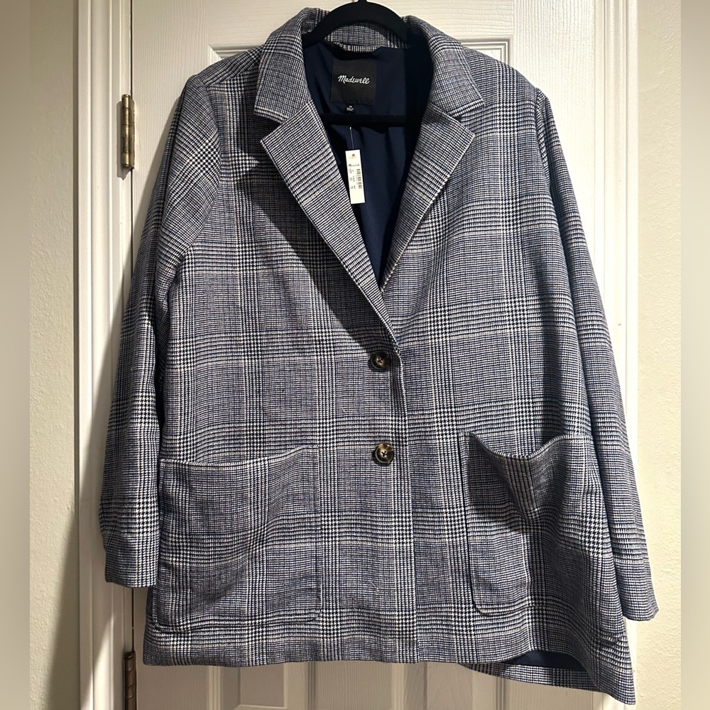 NWT Madewell Women's Single Breasted Two Button Blazer 3X